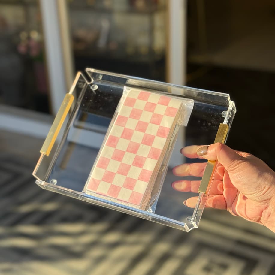 Pembe Damalı Peçete