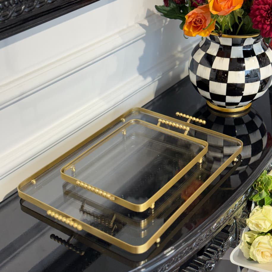 Premium Küçük Boy Pirinç Tepsi